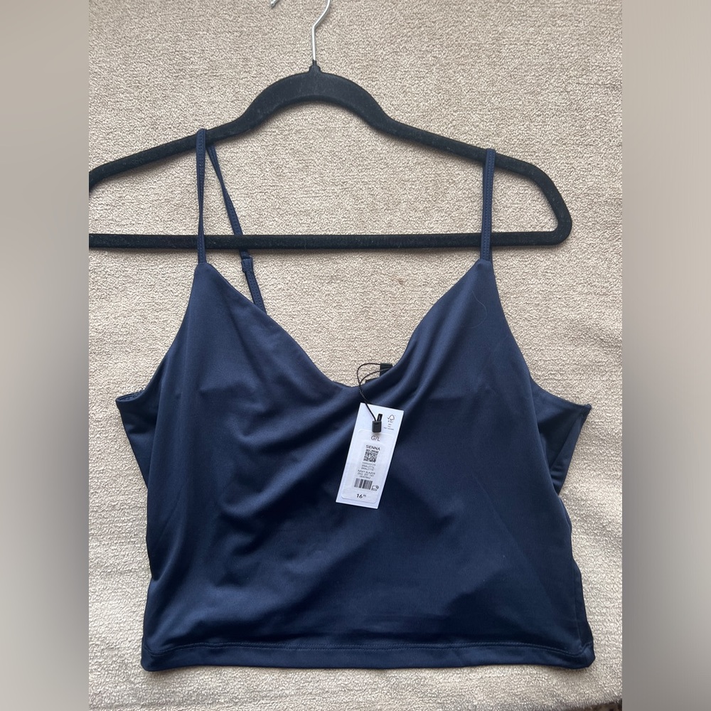 Dynamite navy tank top L